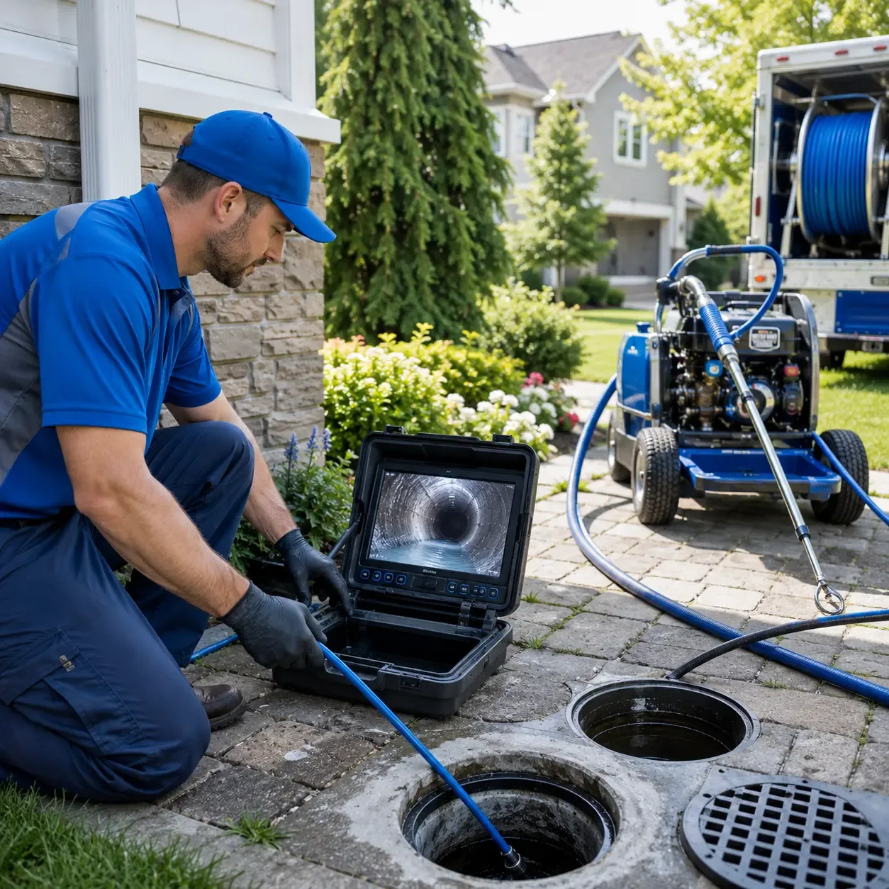 Outdoor drain cleaning professionals serving Thornton, TX